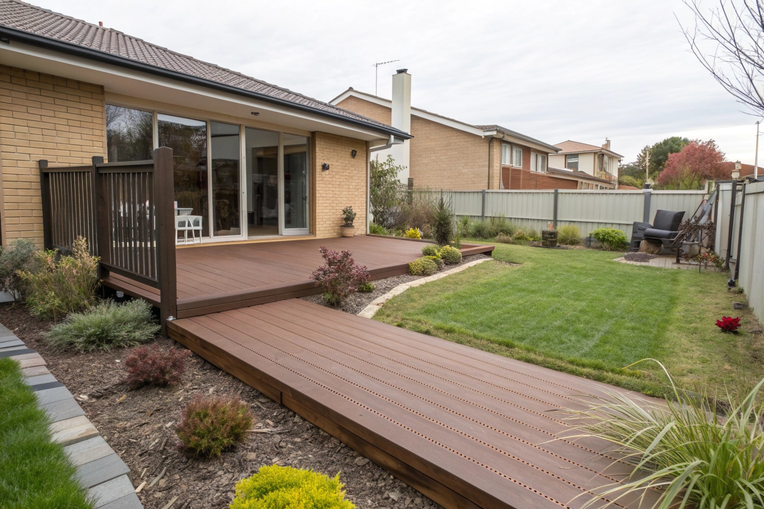 Splinter-free composite decking Hobart residential installation